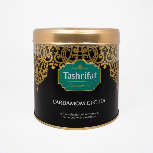 چای سیاه کله مورچه ای هل دار قوطی ۴۵۰ گرمی تشریفات